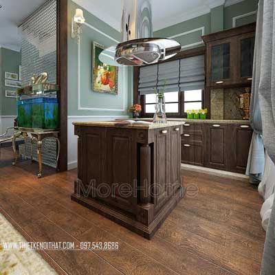 Thiết kế phòng bếp biệt thự Nguyễn Chí Thanh